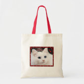 Marry Me Kat op een kleine canvas tas (Voorkant)