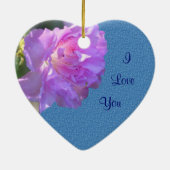 Marry Me Pink Azalea Verloving Ornament (Achterkant)