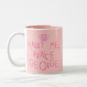 Marry Me Prince George Tweekleurige Koffiemok (Links)