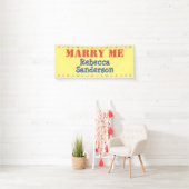 Marry me! spandoek (Insitu)