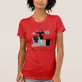 MARRY ME, VLIES VOOR VRIJE T-ZWART T-SHIRT