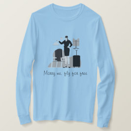 MARRY ME, VLIES VOOR VRIJE T-ZWART T-SHIRT