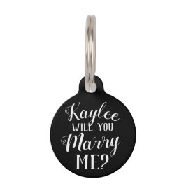 Marry Me Voorstel Huisdierpenning