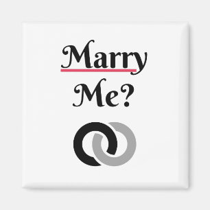 Marry me? Weddenschapsvoorstel LOVE Magneet