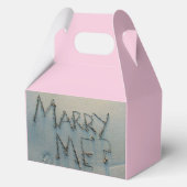 Marry Me? Written in Sand Favor Box Bedankdoosjes (Voorkant)