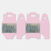 Marry Me? Written in Sand Favor Box Bedankdoosjes (Ongevouwen)