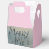 Marry Me? Written in Sand Favor Box Bedankdoosjes (Open)