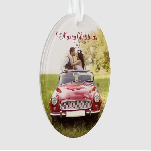 Marry Pas getrouwd kerstversiering Ornament (voorkant)