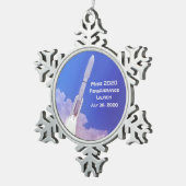 Mars 2020: Doorzettingslancering Tin Sneeuwvlok Ornament (Rechts)