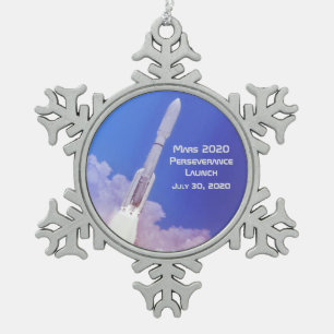 Mars 2020: Doorzettingslancering Tin Sneeuwvlok Ornament