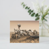 Mars 2020 Rover Briefkaart (Staand voorkant)