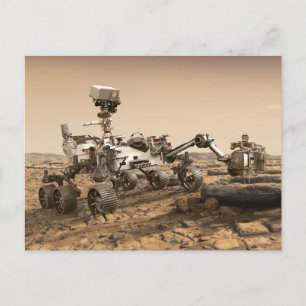 Mars 2020 Rover Briefkaart