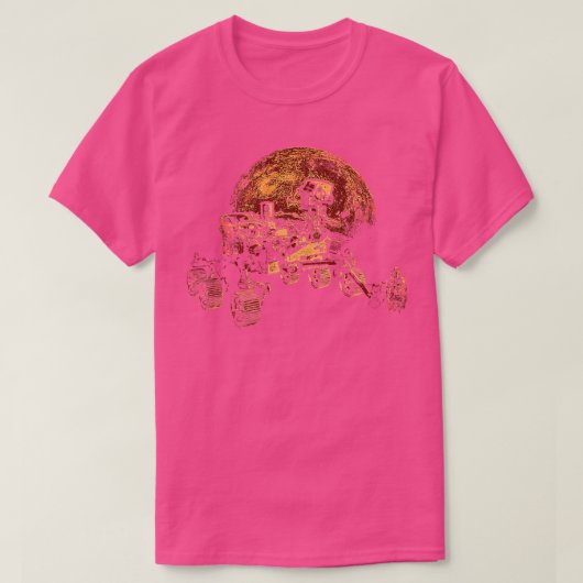 Mars 2020 Rover-doorzettingsvermogen T-shirt (Design voorkant)