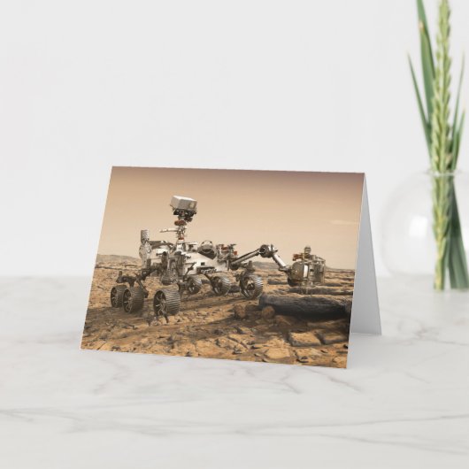 Mars 2020 Rover Kaart (Voorkant)