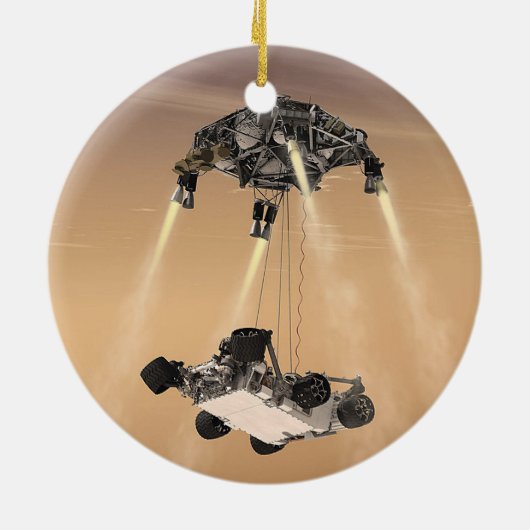 Mars 2020 Rover Keramisch Ornament (Achterkant)
