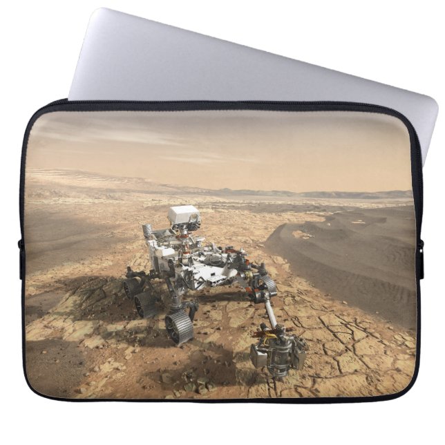 Mars 2020 Rover op het oppervlak van Mars. Laptop Sleeve (Voorkant)