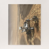 Mars 2020 Rover op het oppervlak van Mars. Legpuzzel (Verticaal)