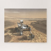Mars 2020 Rover op het oppervlak van Mars. Legpuzzel (Horizontaal)