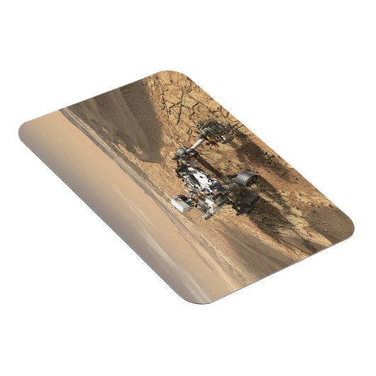 Mars 2020 Rover op het oppervlak van Mars. Magneet (Rechterzijde)