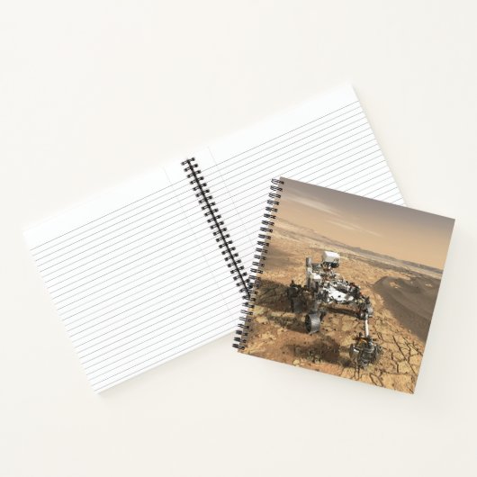 Mars 2020 Rover op het oppervlak van Mars. Notitieboek (Binnen)