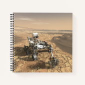 Mars 2020 Rover op het oppervlak van Mars. Notitieboek (Voorkant)