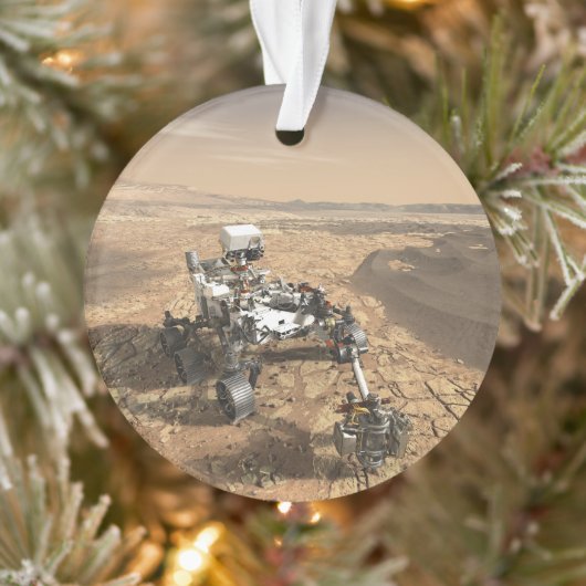 Mars 2020 Rover op het oppervlak van Mars. Ornament (Boom)