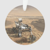 Mars 2020 Rover op het oppervlak van Mars. Ornament (voorkant)