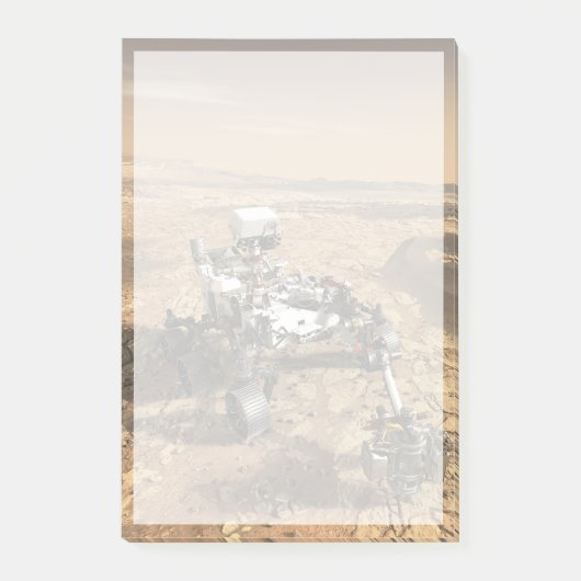 Mars 2020 Rover op het oppervlak van Mars. Post-it® Notes (Voorkant)