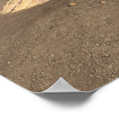 Mars 2020 Rover op het oppervlak van Mars. Poster (Hoek)