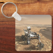 Mars 2020 Rover op het oppervlak van Mars. Sleutelhanger (Voorkant)
