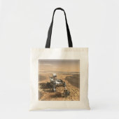 Mars 2020 Rover op het oppervlak van Mars. Tote Bag (Voorkant)
