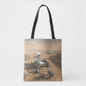 Mars 2020 Rover op het oppervlak van Mars. Tote Bag (Voorkant)