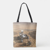 Mars 2020 Rover op het oppervlak van Mars. Tote Bag (Achterkant)