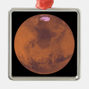 Mars 2 metalen ornament