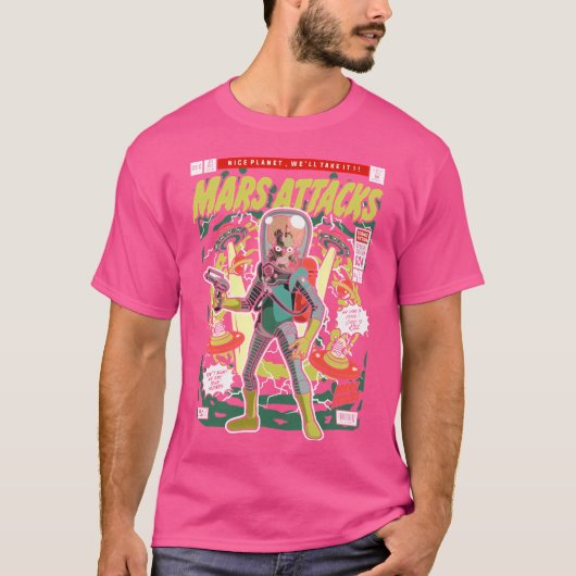 Mars-aanvallen T-shirt (Voorkant)
