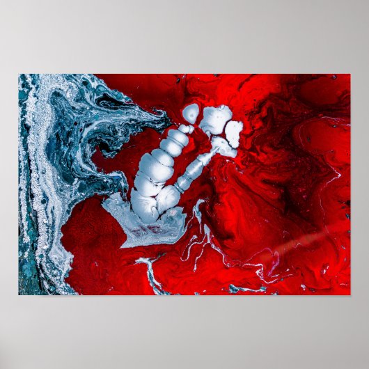 Mars abstract poster (Voorkant)