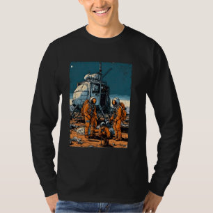 Mars Accident Grappige Astronaut Ruimtevaart Kosmi T-shirt