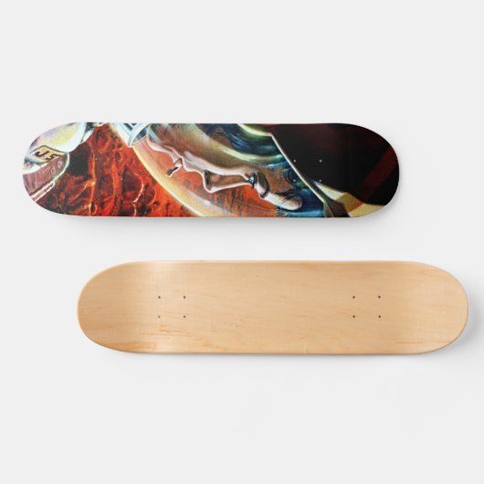 Mars Adventure Skateboard: Ride the Cosmic Wave Persoonlijk Skateboard (Horizontaal)