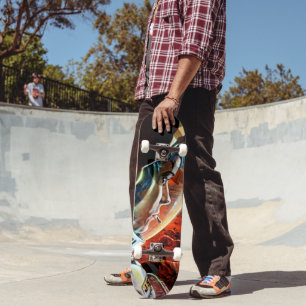 Mars Adventure Skateboard: Ride the Cosmic Wave Persoonlijk Skateboard