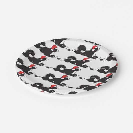 MARS Akita Bord kerstpapier (Gekanteld)