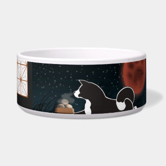 MARS Akita Harvest Moon Large Ceramic Pet Bowl Voerbakje