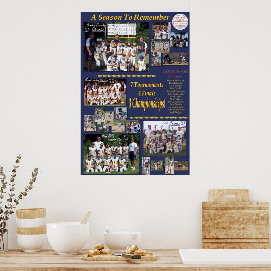 Mars alle sterren poster (Keuken)