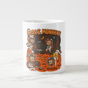 Mars Apen grappig dier Grote Koffiekop