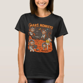 Mars Apen grappig dier T-shirt