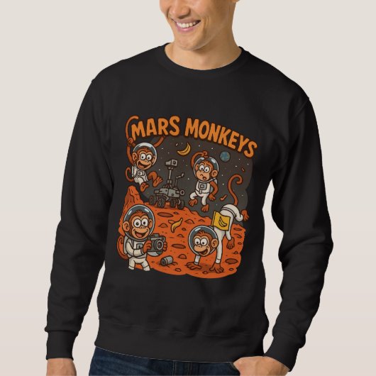 Mars Apen grappig dier Trui (Voorkant)