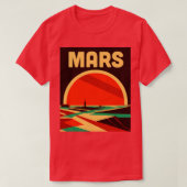 Mars Art Deco Design T-shirt (Design voorkant)