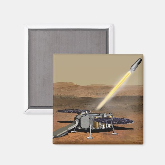 Mars Ascent Vehicle gelanceerd vanaf Mars. Magneet (Voorkant / Achterkant)