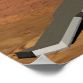 Mars Ascent Vehicle gelanceerd vanaf Mars. Poster (Hoek)