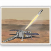 Mars Ascent Vehicle gelanceerd vanaf Mars. Sticker (Voorkant)