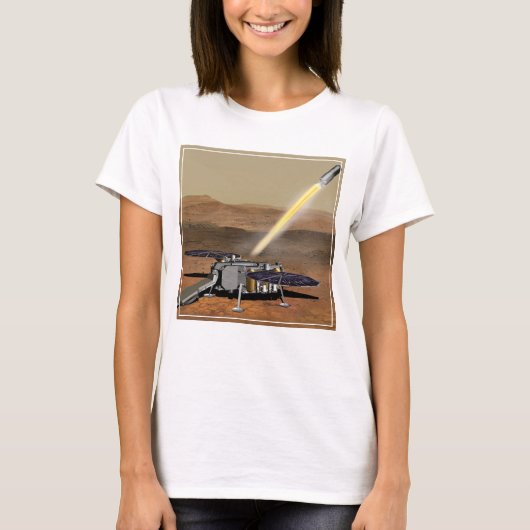 Mars Ascent Vehicle gelanceerd vanaf Mars. T-shirt (Voorkant)
